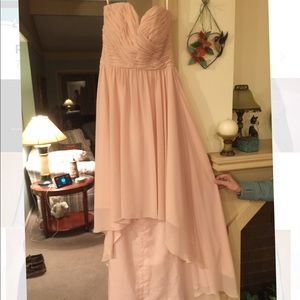 Elegant High-Low Prom dress, sweetheart neckline